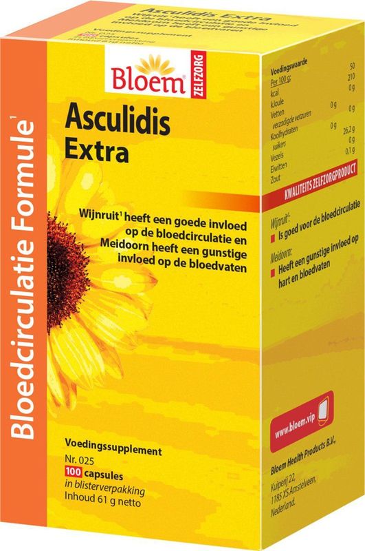 Bloem Asculidis 100 capsules