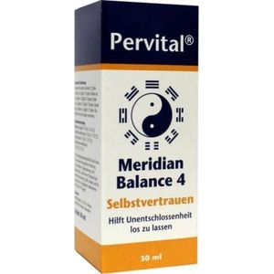 Pervital Meridian balance 4 zelfvertrouwen 30 Milliliter