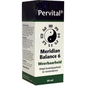 Pervital Meridian balance 6 weerbaarheid 30 Milliliter