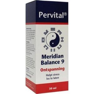 Pervital Meridian balance 9 ontspanning 30 Milliliter