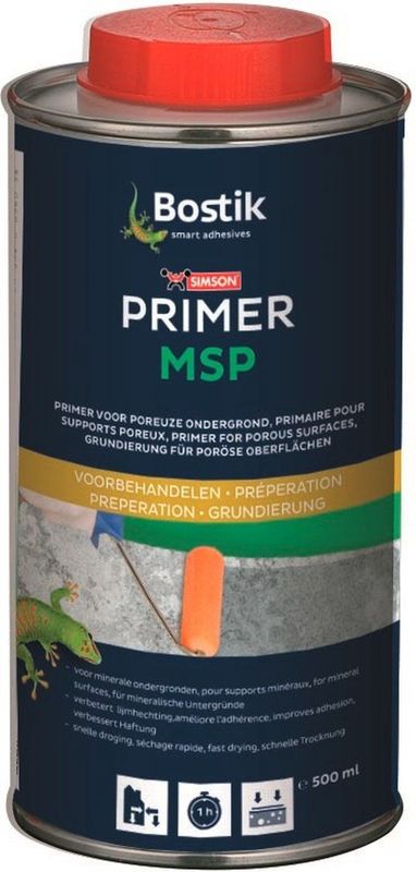 Bostik - 022080 - Betonprimer - Transparant - 500 ml