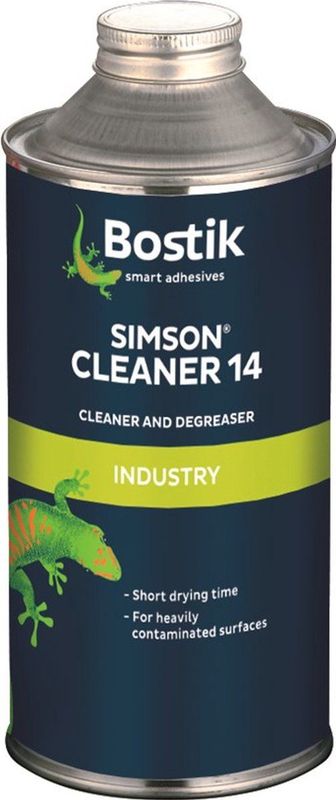 Bostik - Cleaner 14 - Reinigings- en Ontvettingsmiddel - 1 L Blik - Transparant