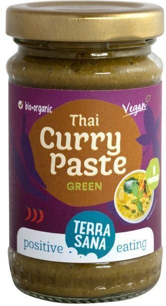 Terrasana Thaise groene currypasta bio 120 gram