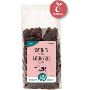Terrasana Rozijnen Sultana bio 500 gram