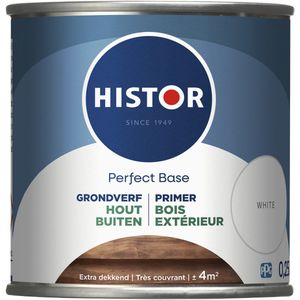 Histor Perfect Base Grondverf Hout Buiten 250 ML - Wit