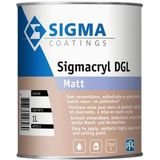 Sigma - Sigmacryl DGL Matt - Verf - Wit - Inhoud 2,5 Liter