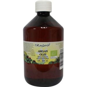 Cruydhof Argan olie koudgeperst bio 500ml