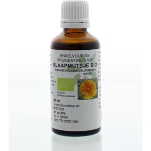 Eschscholtzia - Slaapmutsje Tinctuur - Bio - 100 gram - Voedingssupplement