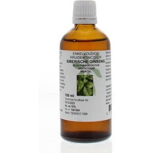 Ginseng - Siberische Ginseng - Kruidentinctuur - 150-225 mg - Alcoholgehalte 35%