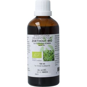 Glycyrrhiza glabra - Zoethout Tinctuur - Bio - 100 gram - Voedingssupplement
