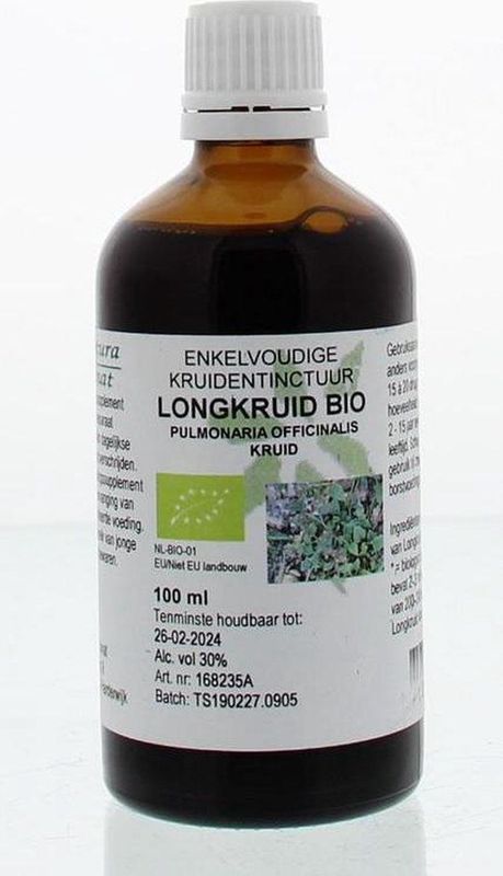 Longkruid - Kruidentinctuur - Water-Alcohol Extract - 200-300 mg