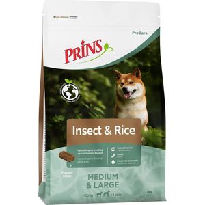 Prins ProCare Hypoallergeen Insect & Rijst Hondenvoer 12 kg