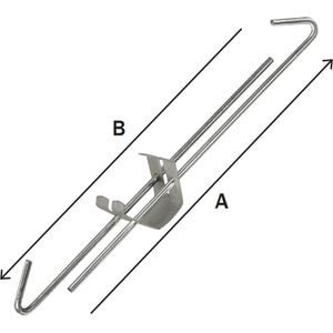 Snelhangers - Verzinkt - Ophangsystemen - Geschikt Voor T-profiel