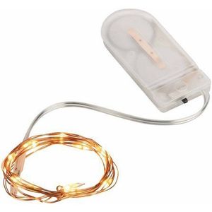 Anna Collection draadverlichting - koper- 10 leds- warm wit - 100 cm