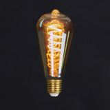 Anna's Collection LED Retro gloeilamp - dimbaar - designlamp - spiraal gloeidraad - 145 x 64 mm