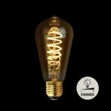 Anna's Collection LED Retro gloeilamp - dimbaar - designlamp - spiraal gloeidraad - 145 x 64 mm