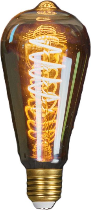 Anna's Collection LED Retro gloeilamp - dimbaar - designlamp - spiraal gloeidraad - 145 x 64 mm