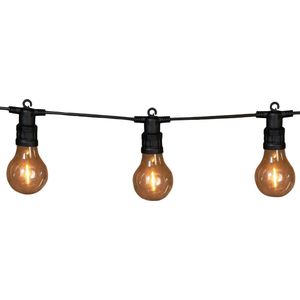 123led - Lichtsnoer - 10 Meter - 10 Lampjes - Warm Wit - Koppelbaar