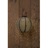 Solar lampion Marrakesh grijs D 25,5 H 25,5 cm