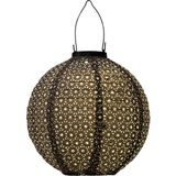 Solar lampion Marrakesh grijs D 25,5 H 25,5 cm