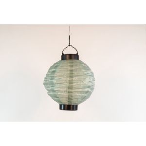 Lampion-Solar-Led warm wit oud groen indoor uitdoor