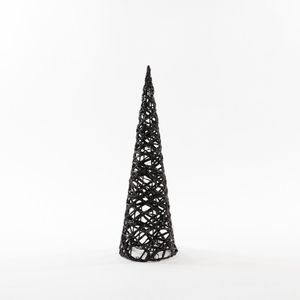 Dekohelden24 Houten piramide in natuur/bruin met 3 etages, L/B/H ca. 19 x 16,5 x 43 cm Dekohelden24 Houten piramide in natuur/bruin met 3 etages, L/B/H ca. 19 x 16,5 x 43 cm