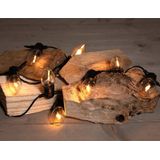 Anna's Collection Vlamverlichting - 10 vlameffect lampjes - 300 cm - warm wit - lichtsnoer