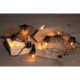 Anna's Collection Vlamverlichting - 10 vlameffect lampjes - 300 cm - warm wit - lichtsnoer