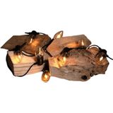 Anna's Collection Vlamverlichting - 10 vlameffect lampjes - 300 cm - warm wit - lichtsnoer