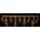 Anna's Collection Ijspegelverlichting lichtsnoer - 1032 led lampjes - warm wit - 700 cm