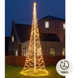 Vlaggenmastverlichting - Extra Warm Wit - 6 Meter - 1240 Lampjes