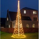 Vlaggenmastverlichting - Extra Warm Wit - 6 Meter - 1240 Lampjes