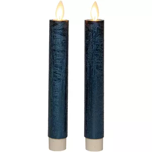 LED Kaars Met Timer 6 Uur Lumineo LED Kaars Met Timer - 20 Cm Hoge Stompkaars Crème Kleur | 6 Uur Timer, Vlamloos | Voor Binnen En Buiten (IP44) Binnen Buiten Decoratie Kaars