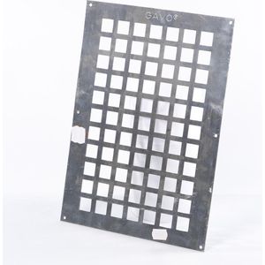 Gavo Ventilatieplaat enkel rij aluminium 25 x 35cm (Prijs per stuk)
