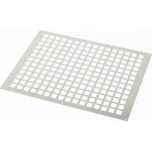 Gavo Ventilatieplaat enkel rij aluminium 50 x 40cm (Prijs per stuk)