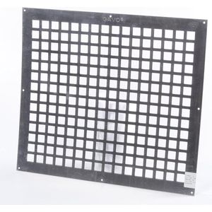 Gavo Ventilatieplaat enkel rij aluminium 50 x 45cm (Prijs per stuk)