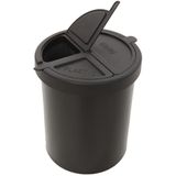 Papierbak Rond Vepabins 15 l - Zwart