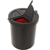 Papierbak Rond Vepabins 15 l - Zwart