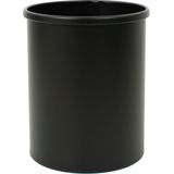 Papierbak Rond Vepabins 15 l - Zwart