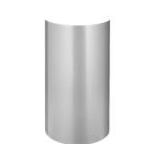 Ronde Prullenbak - Blank Aluminiumkleurig - Plaatstaal - Inhoud 50 l