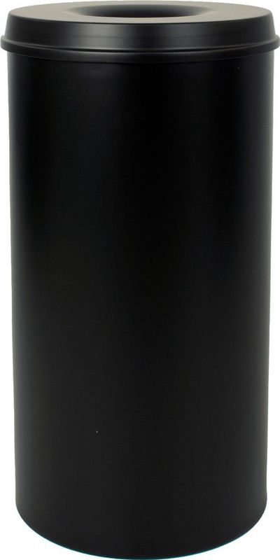 Vepabins - Papierbak - Zwart - 50 Liter - Met Vlamdover