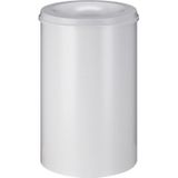 Veiligheidsprullenbak - Ronde - Staal - Grijswit RAL 9002 - Inhoud 110 L