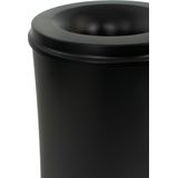 V-part Vlamdovende prullenbak/papierbak - 110L - zwart