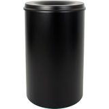 V-part Vlamdovende prullenbak/papierbak - 110L - zwart