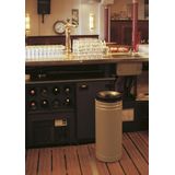 Prullenbak - Zelfdovend - Grijs - Plaatstaal - Inhoud 50 l