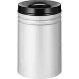 Prullenbak - Zelfdovend - Grijs - Plaatstaal - Inhoud 50 l