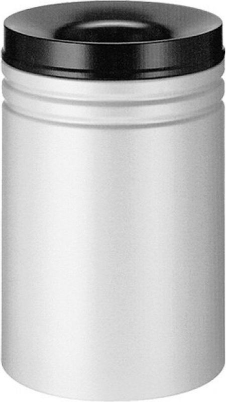 Prullenbak - Zelfdovend - Grijs - Plaatstaal - Inhoud 50 l