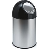 V-Part Pushbin Prullenbak - 30 l - RVS