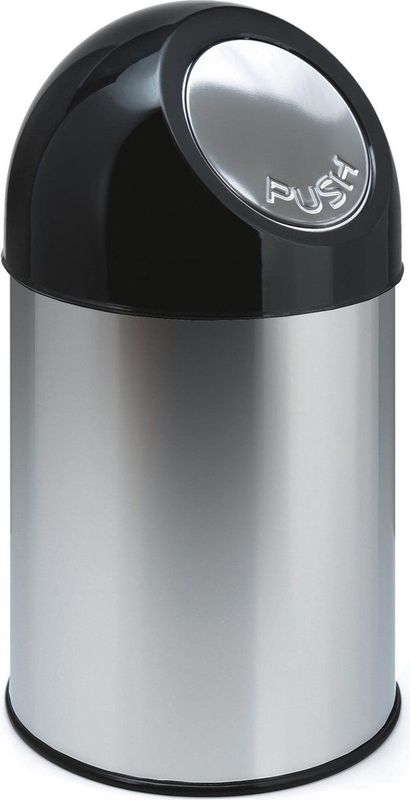 V-Part Pushbin Prullenbak - 30 l - RVS