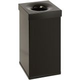 Prullenbak - Zwart - Kunststof - 30 Liter